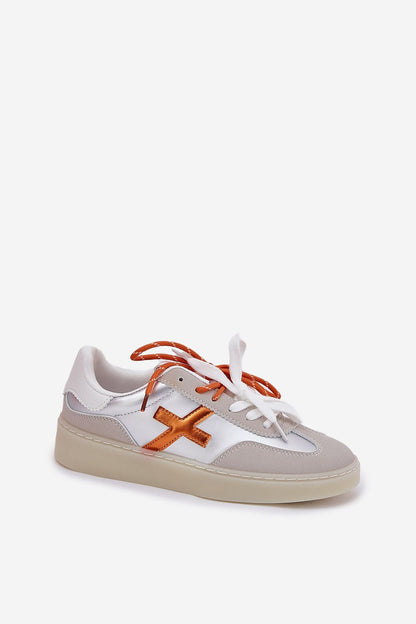 white sport shoes side view