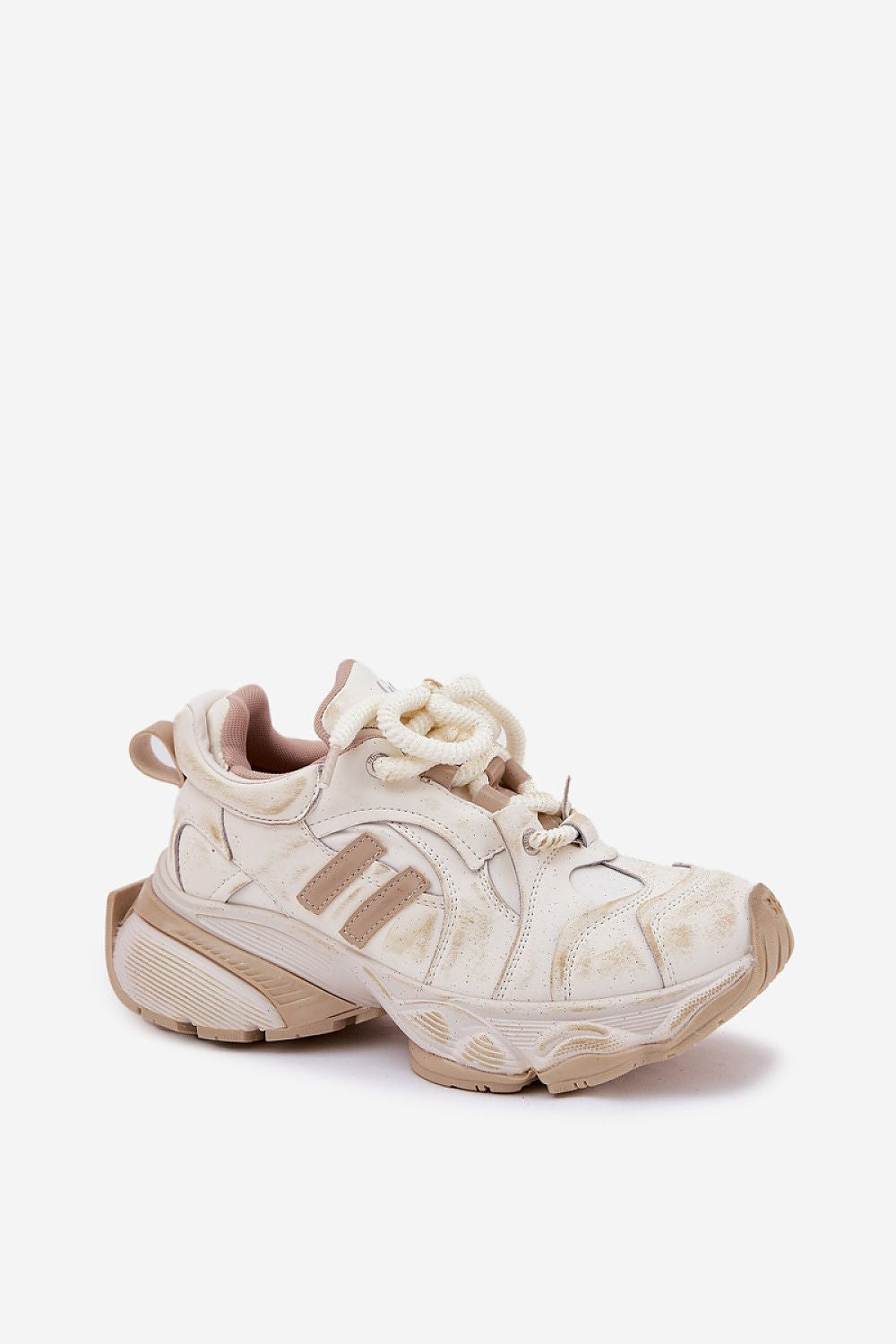 beige sequin sport shoes alternate angle