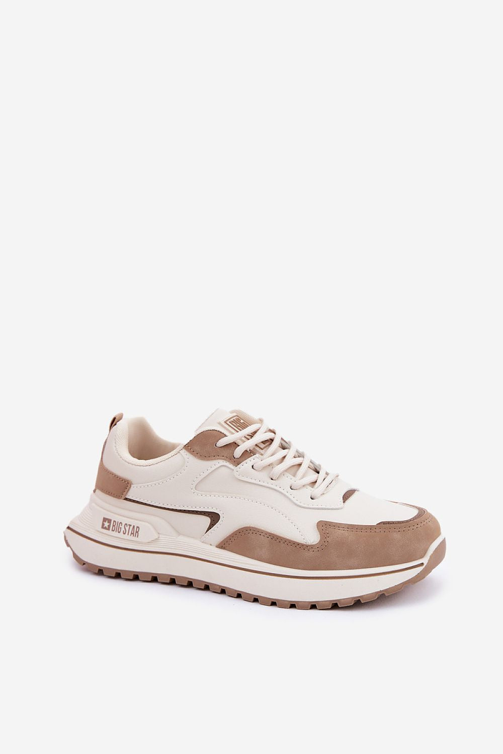 white sport shoes side view