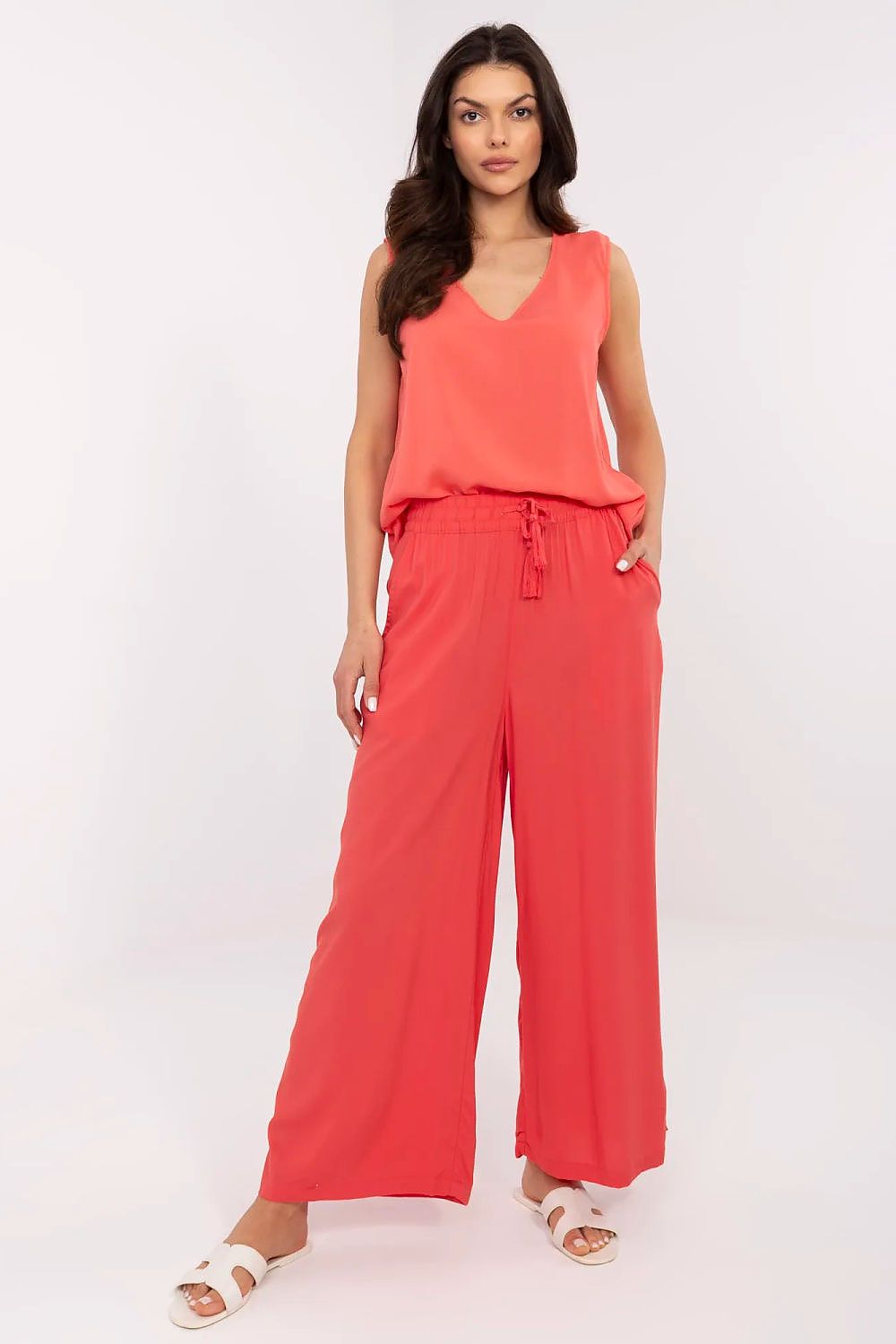Women's Pink Women Trousers side view