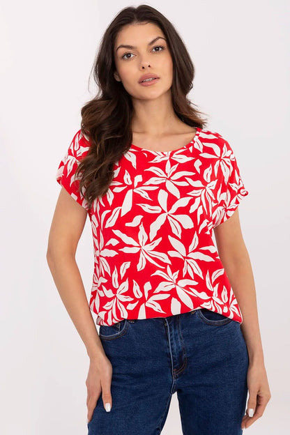 Women's Pink Blouse front view