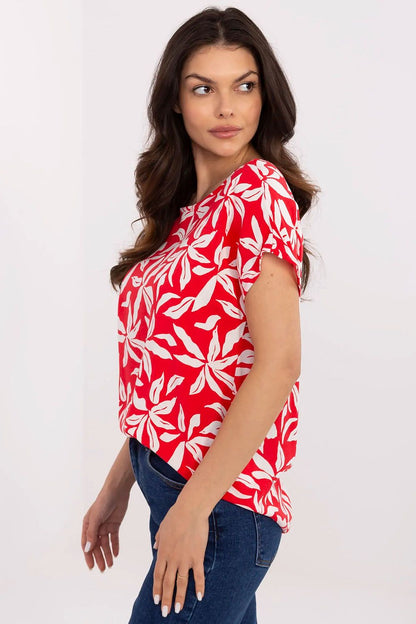 Women's Pink Blouse side view