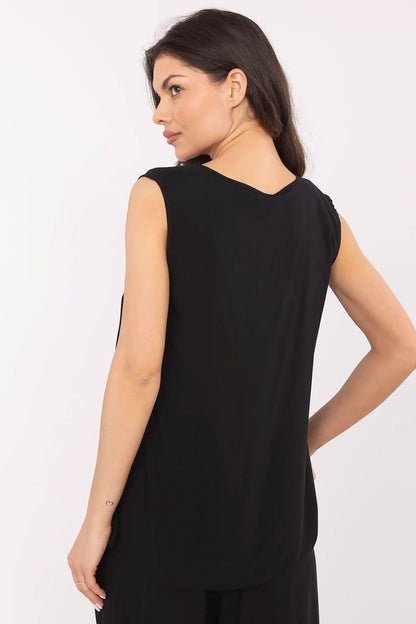 Women's Pink, Black, and Green Blouse view 7