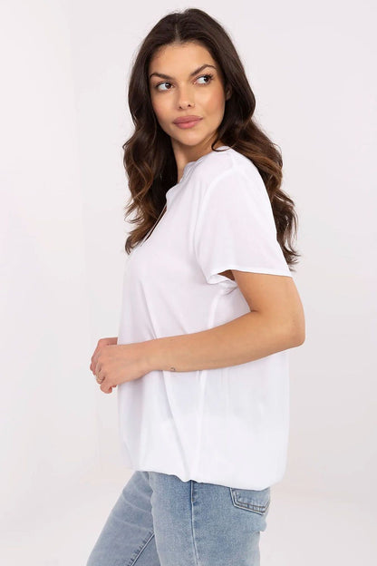 Women's Pink, Black, and Green Blouse view 13