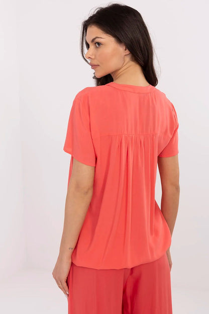 Women's White, Black, and Blue Blouse view 11