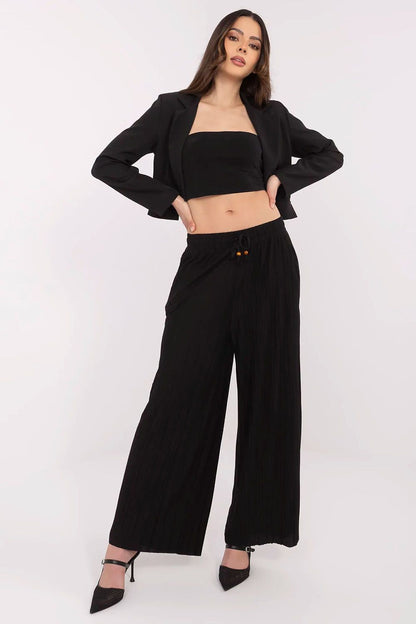 Women's Navy Blue, Beige, and Black Jeans view 8
