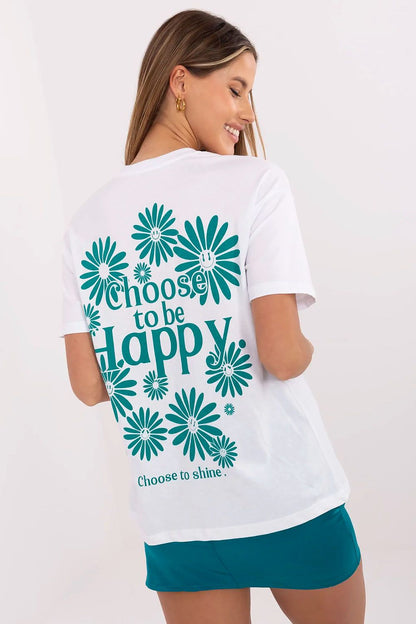 Women's White T-shirt detail view