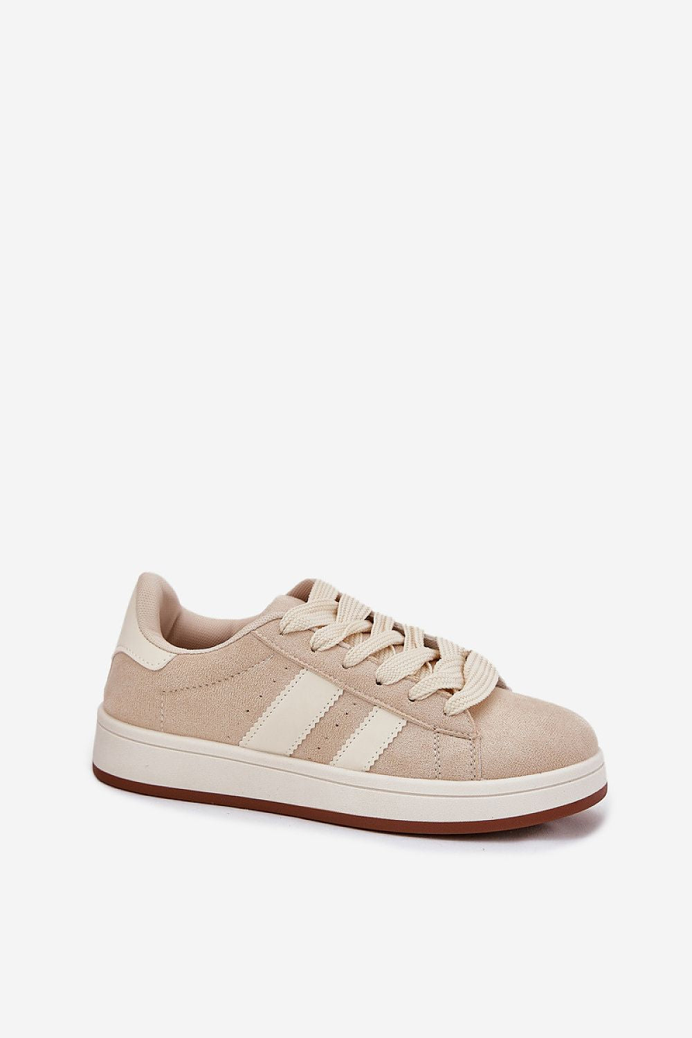 beige sport shoes alternate angle