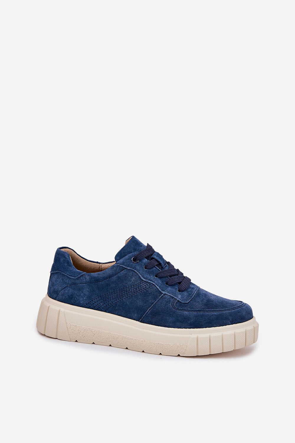 navy blue sport shoes alternate angle