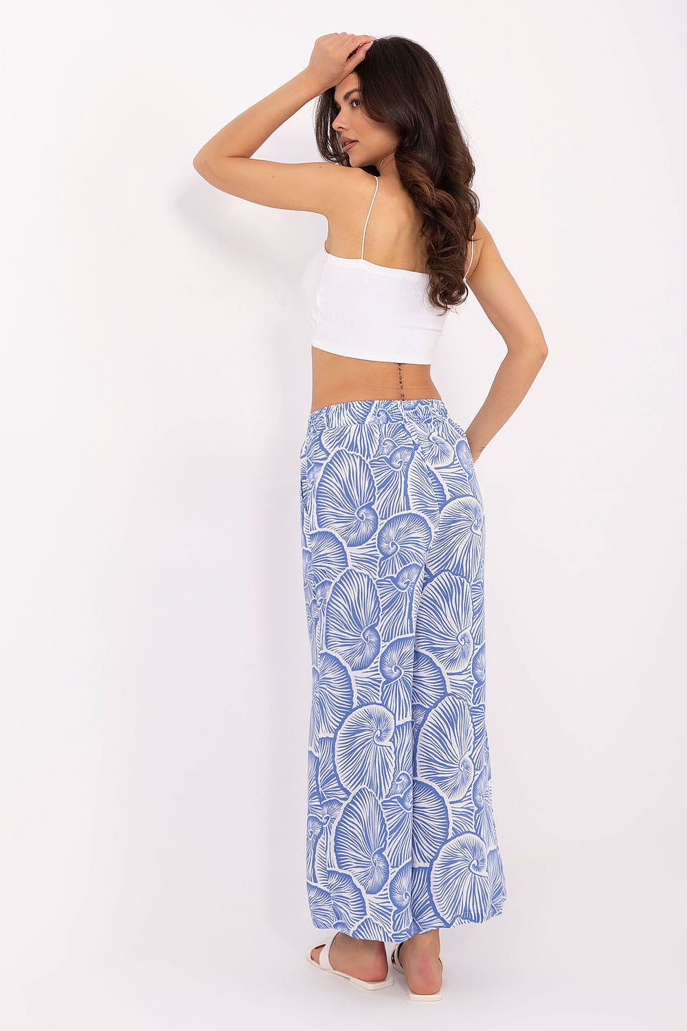 Women's Green, Black, and Blue Women Trousers view 27