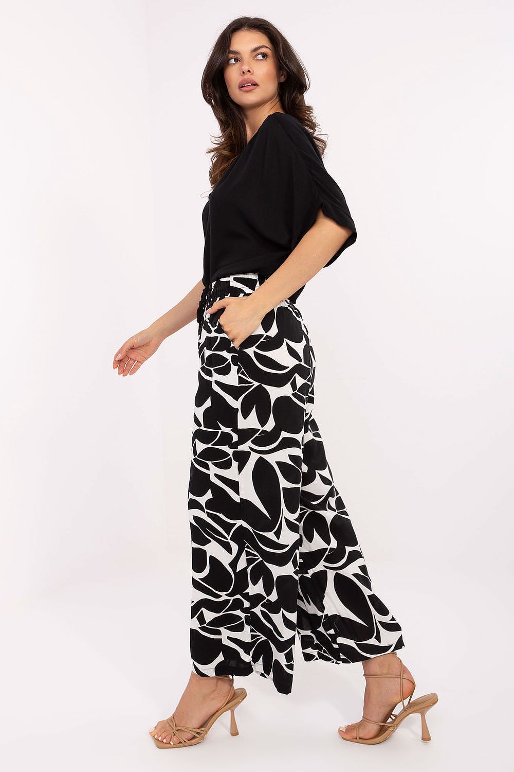 Women's Green, Black, and Blue Women Trousers view 32