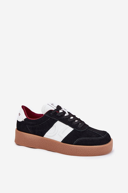beige sport shoes side view