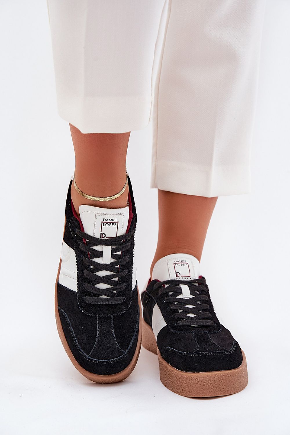 beige sport shoes view 6