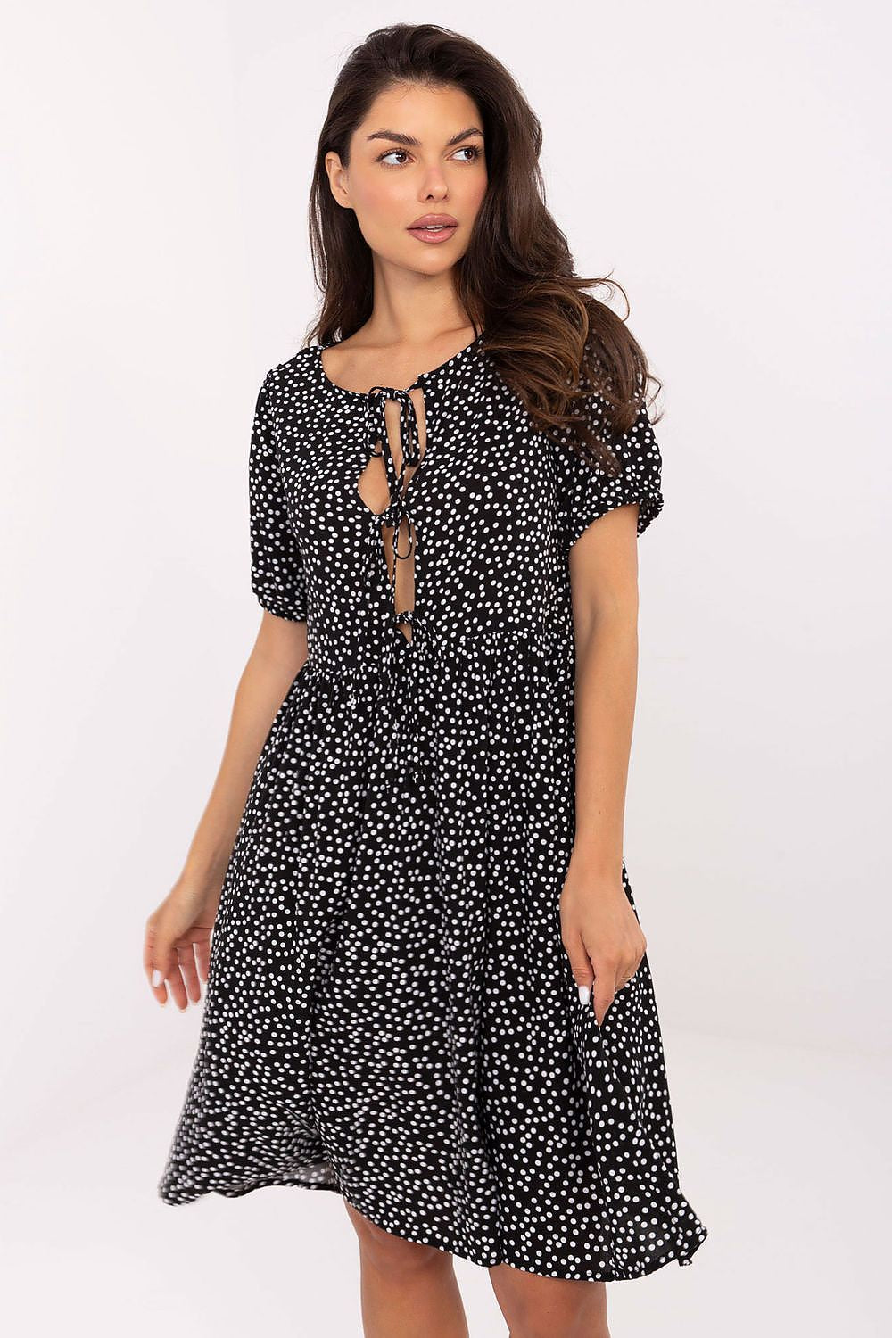 Women's Black, Green, and White Daydress view 7