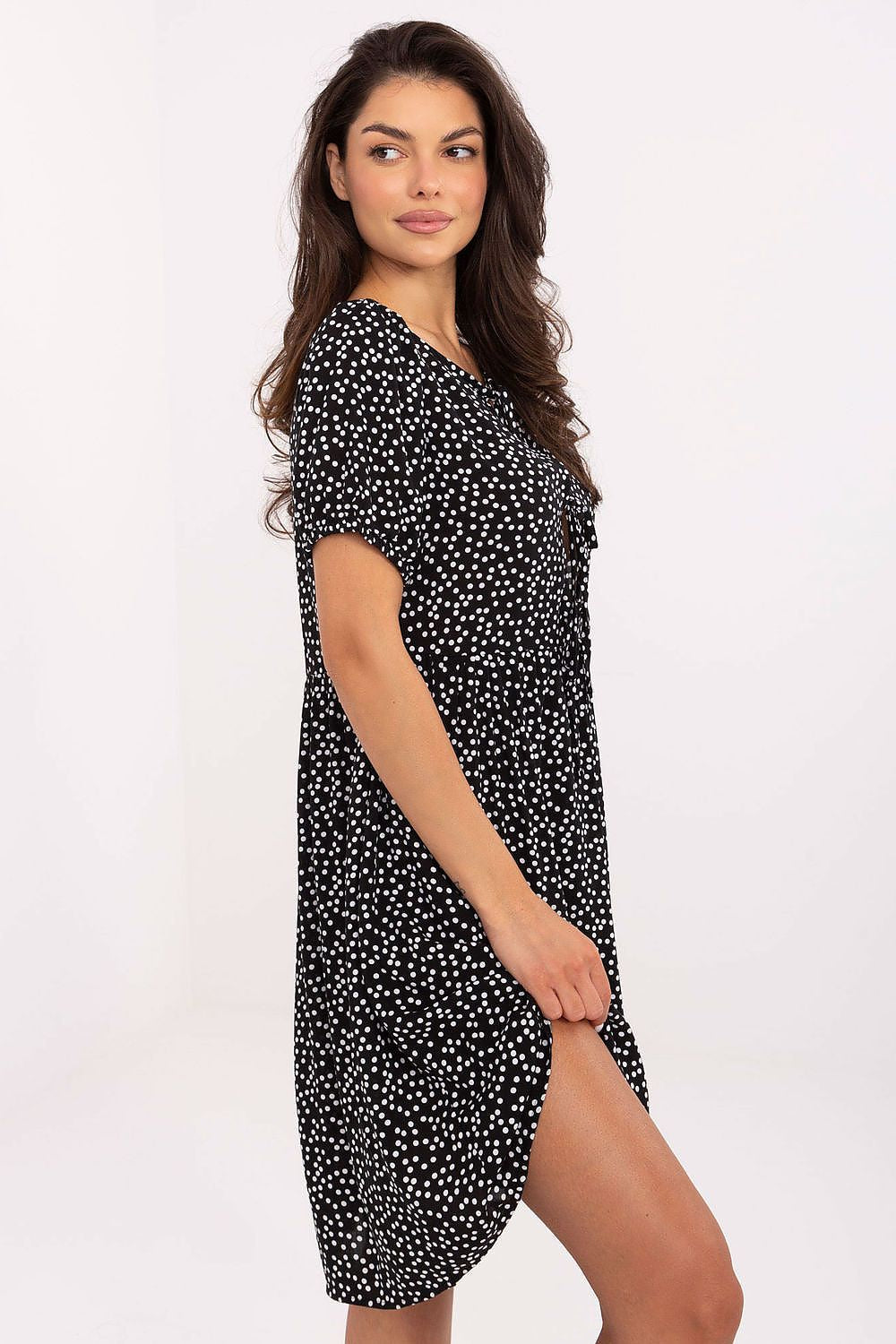 Women's Black, Green, and White Daydress view 8