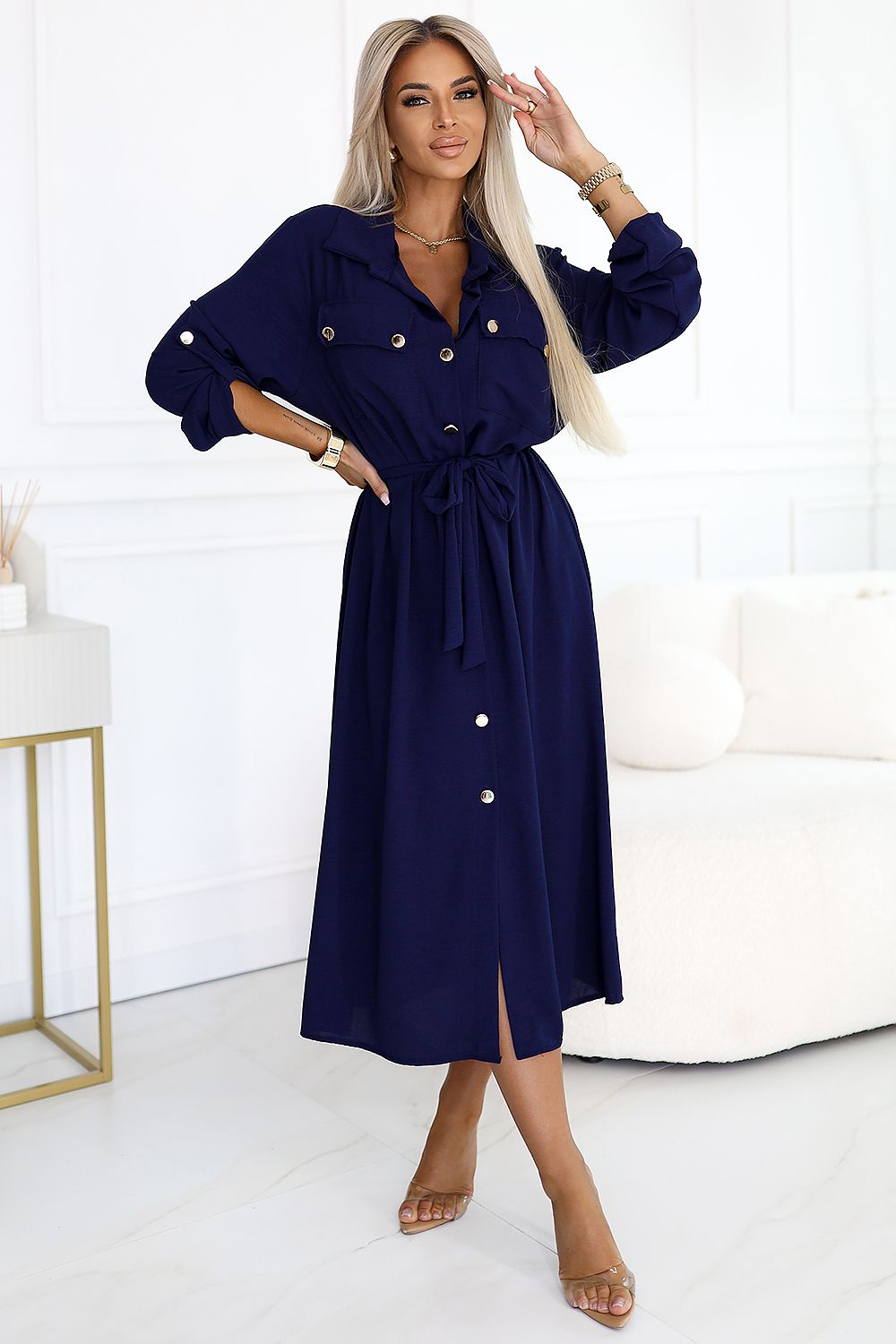 beige day dress view 9