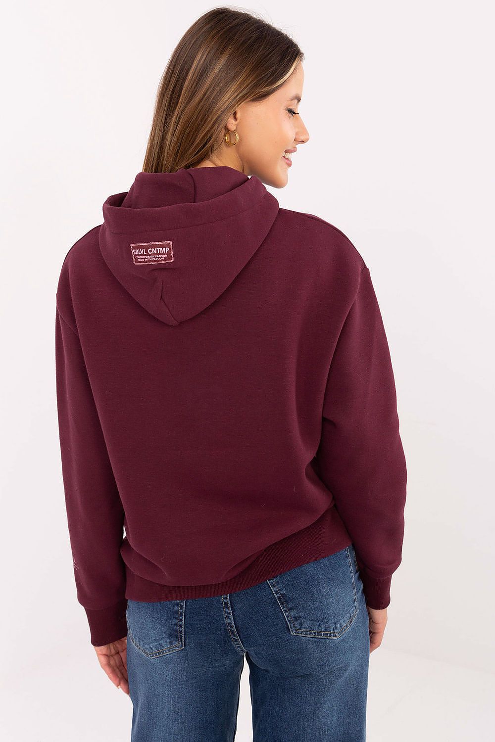 Women's White, Red, and Beige Sweatshirt view 6