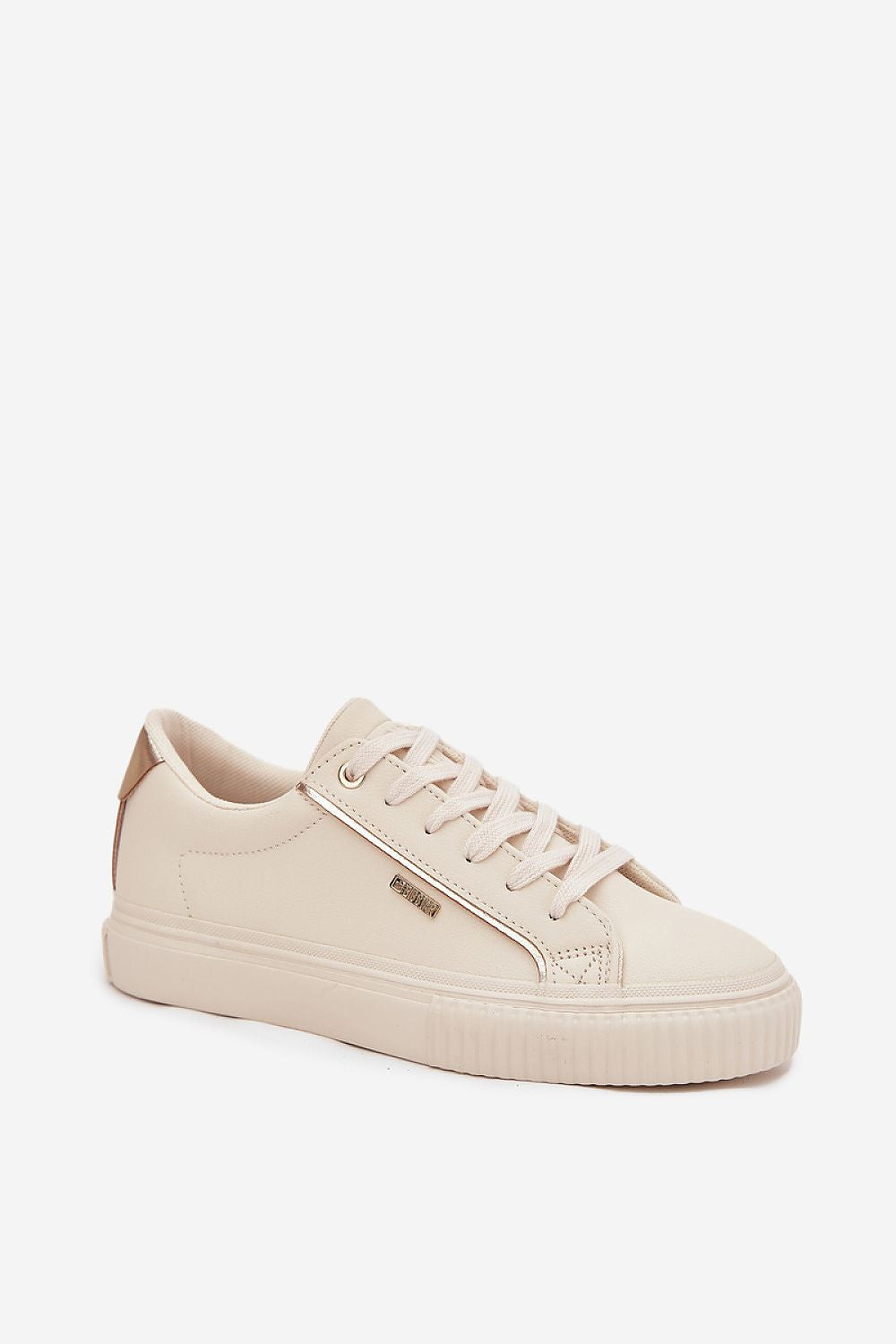 beige sport shoes alternate angle
