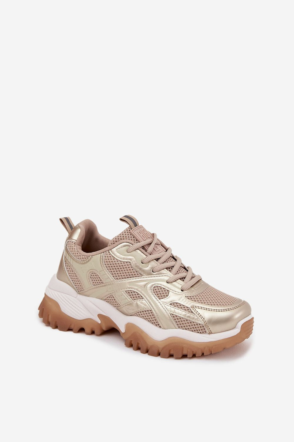beige sport shoes alternate angle
