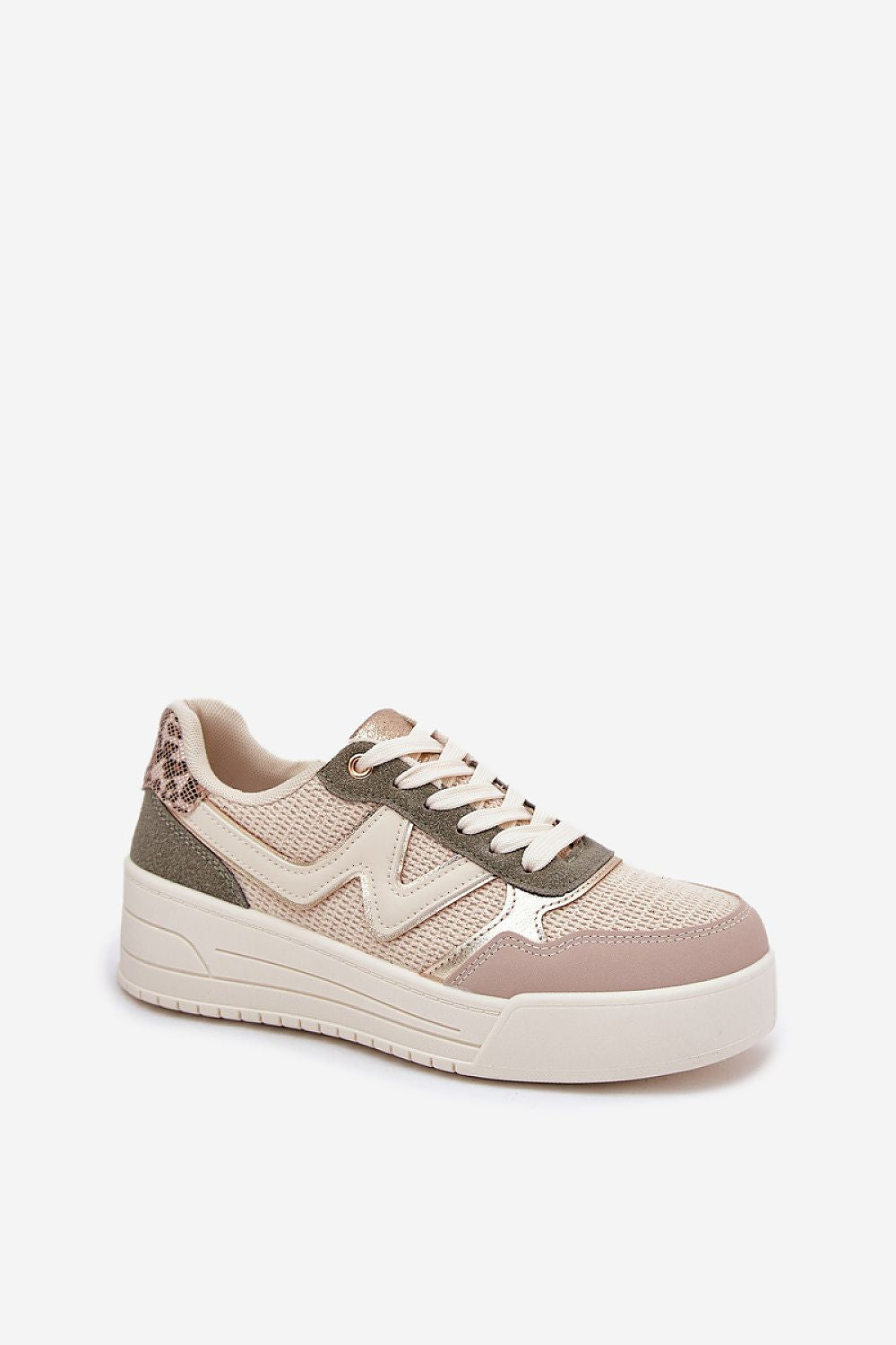 beige sport shoes alternate angle