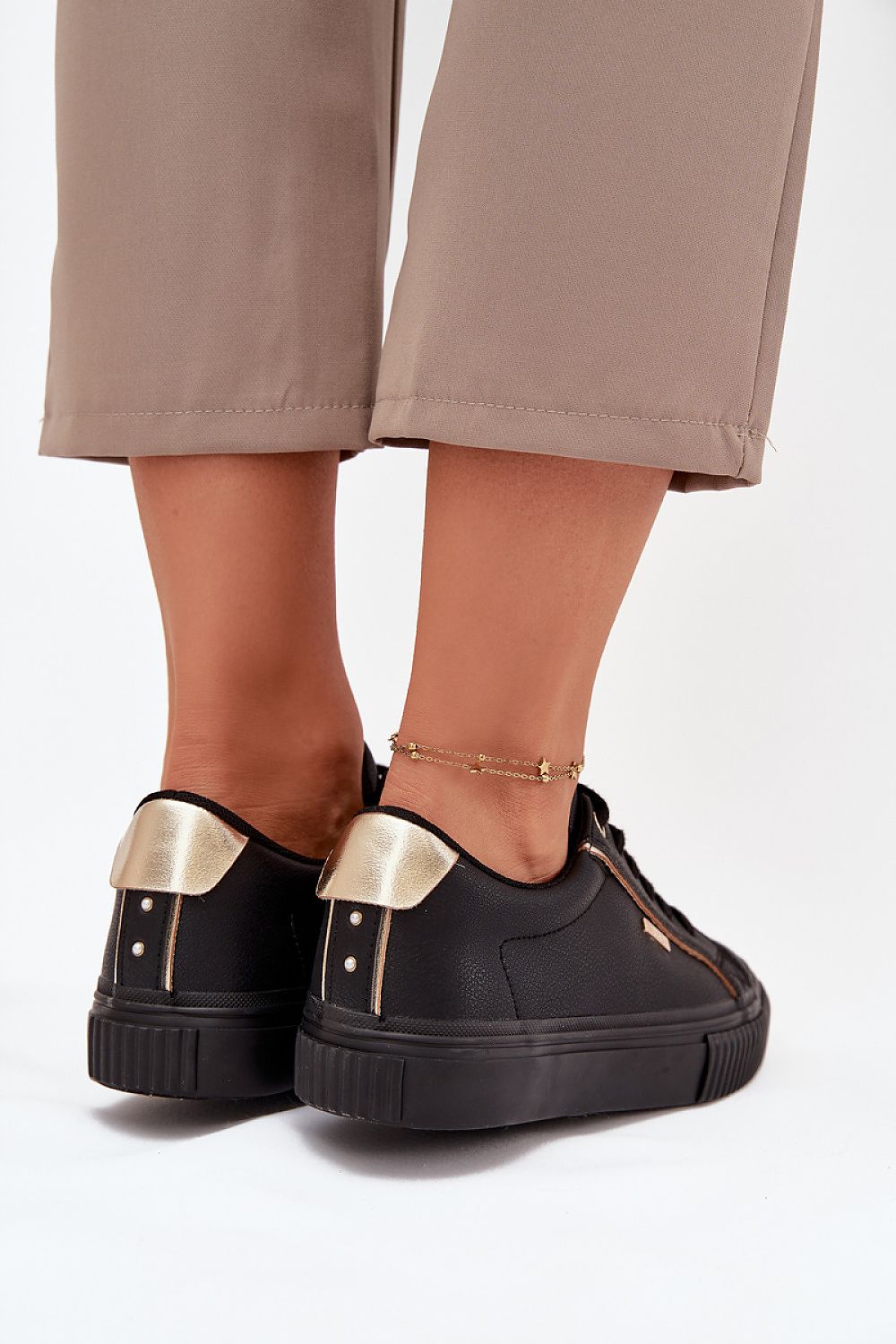 beige sport shoes view 6