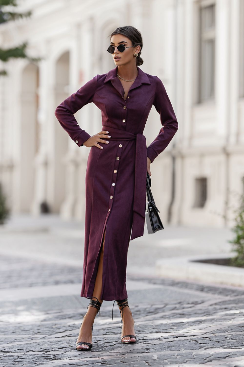 red day dress alternate angle