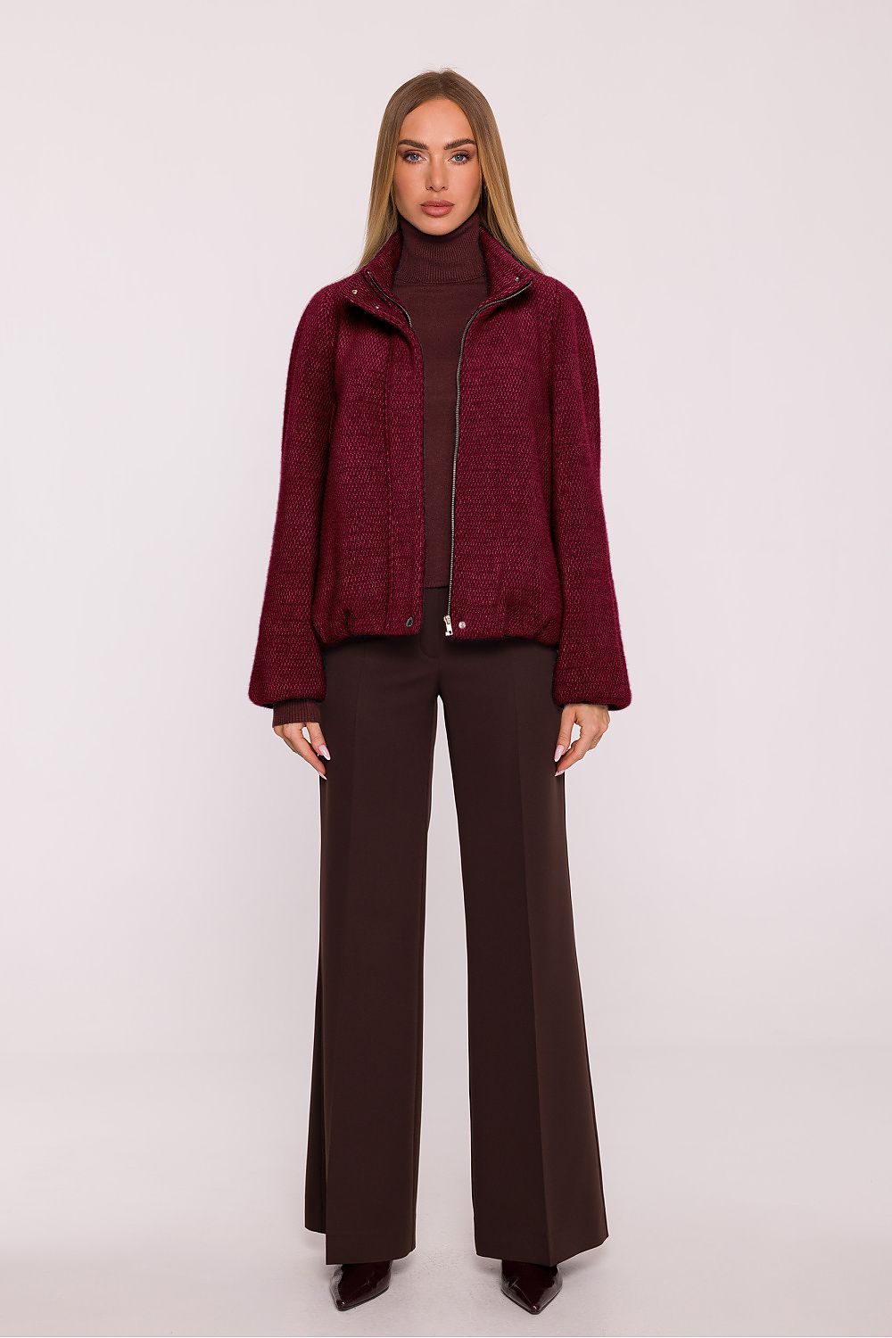 black jacket side view