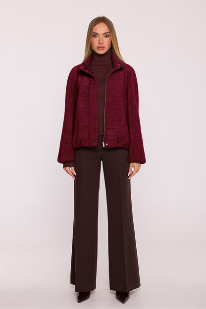 black jacket side view