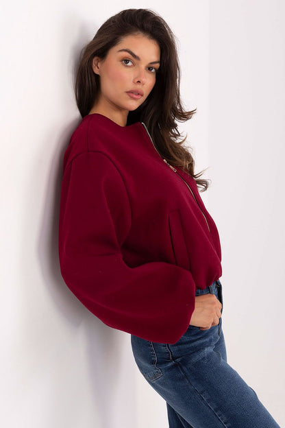 brown jacket side view