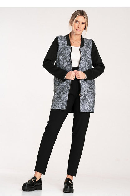 white coat side view