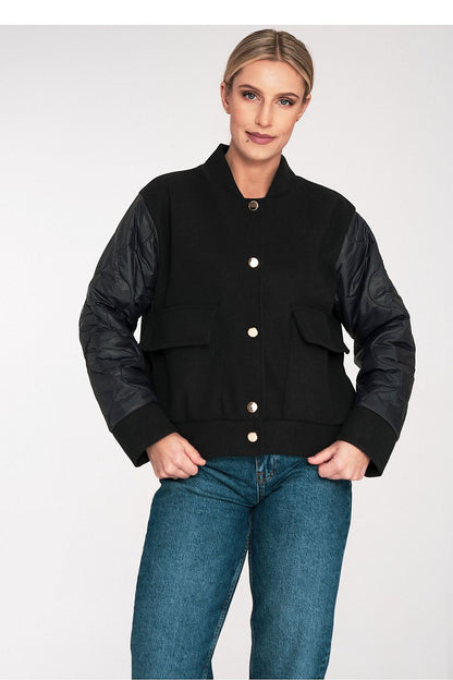 black jacket front view