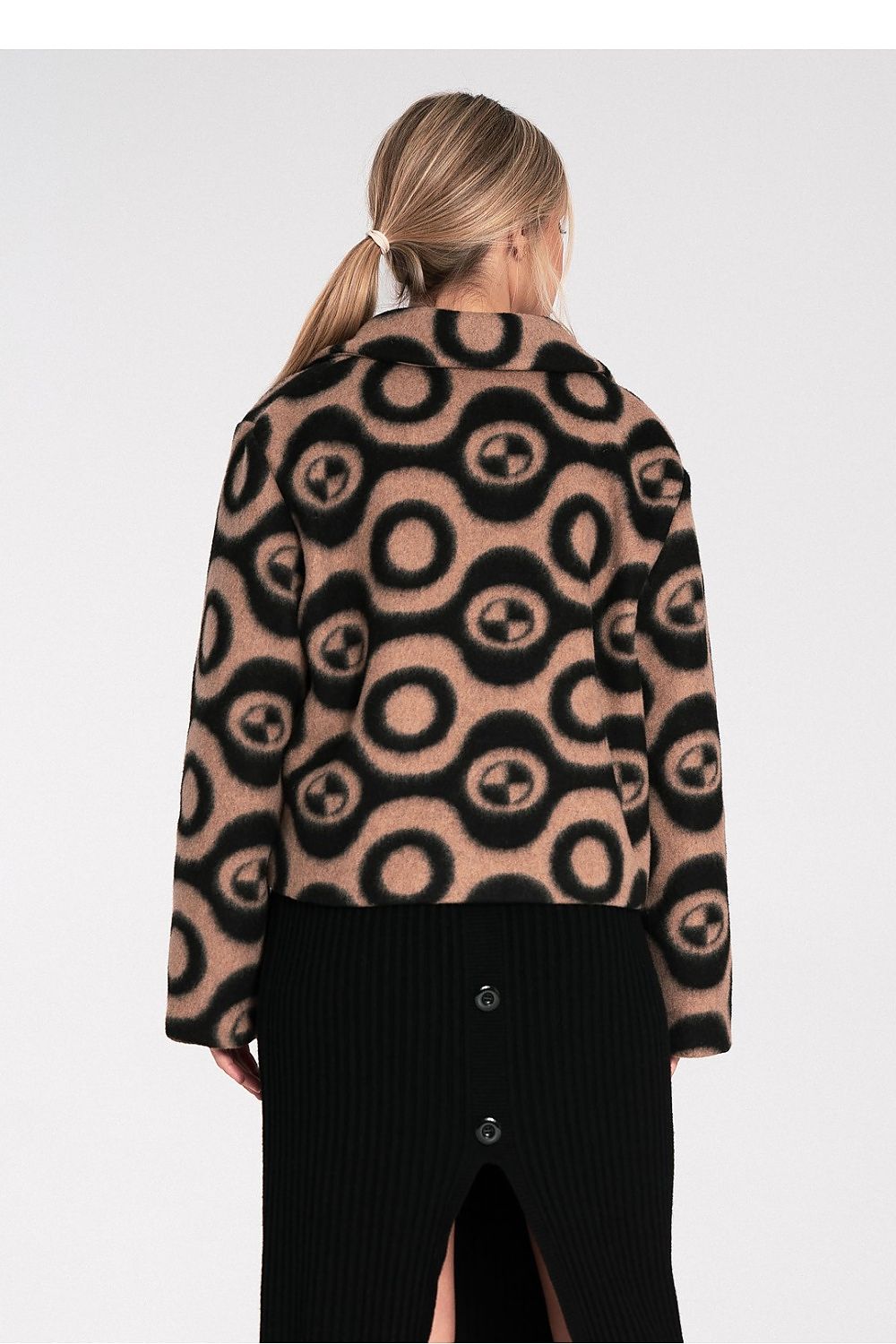 beige jacket detail view