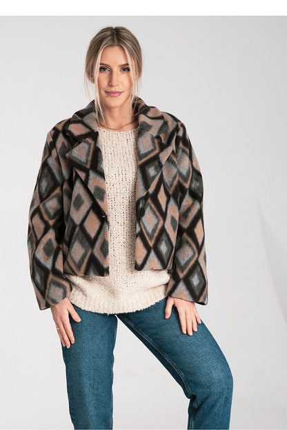 beige jacket side view