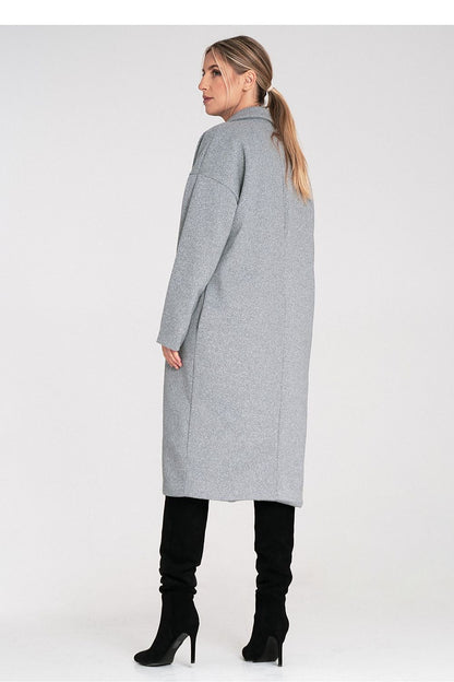 grey coat detail view