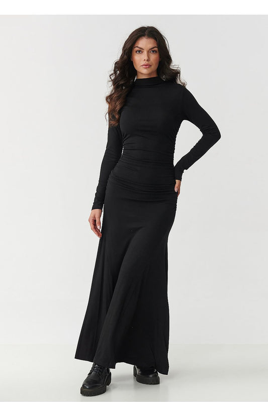 black belted day dress front view