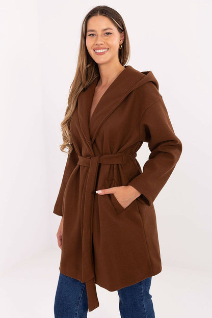 brown coat alternate angle