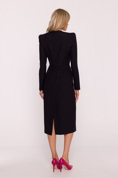 grey pencil day dress view 8