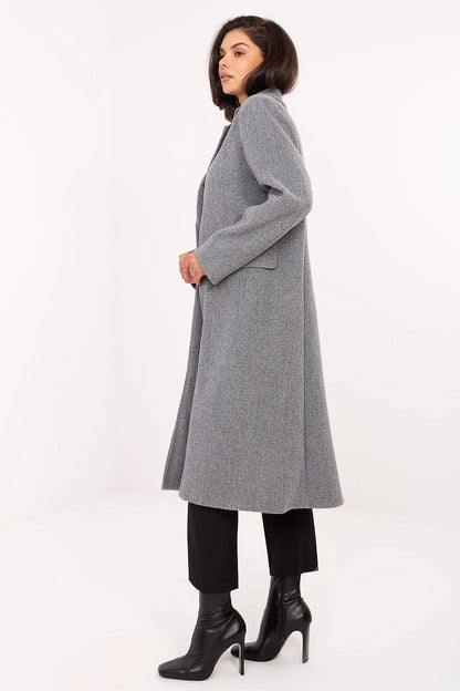 beige mini coat view 8