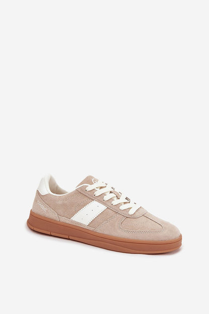 beige sport shoes alternate angle