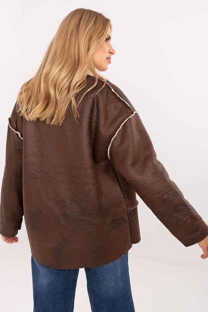 beige long sleeve jacket view 7