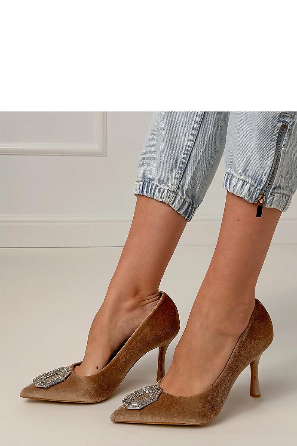 violet mini high heels view 8