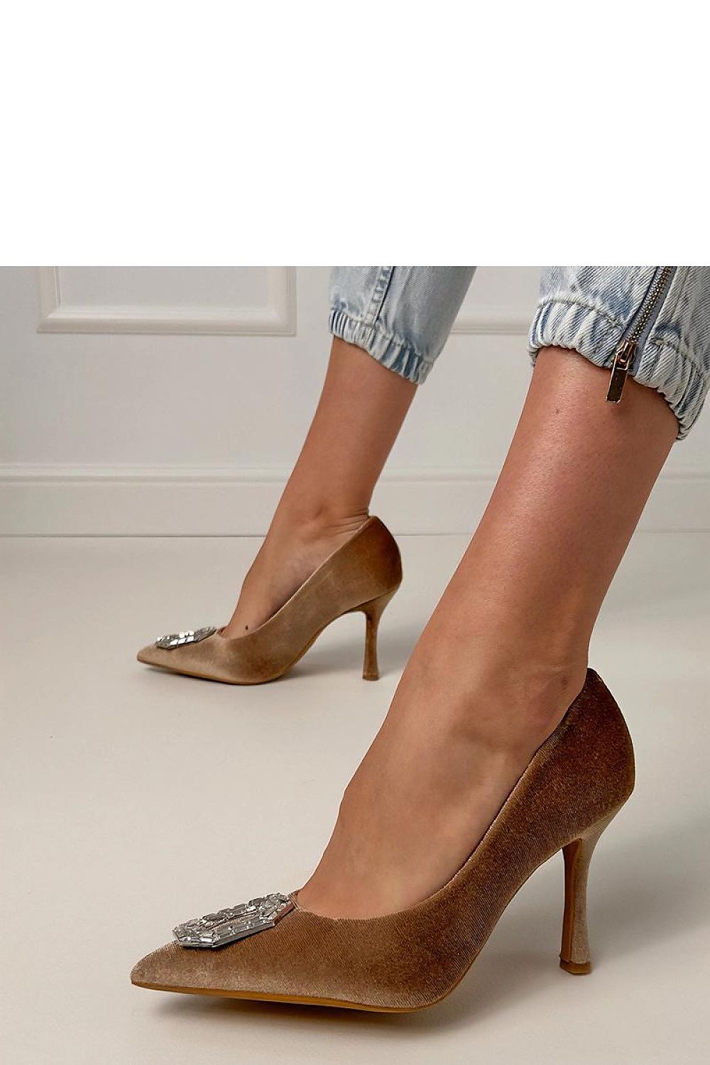 violet mini high heels view 9