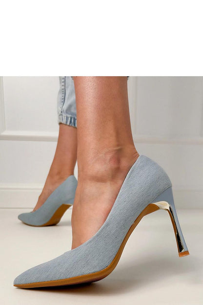 blue mini high heels alternate angle