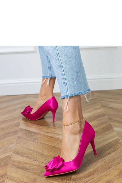 black satin mini high heels view 8