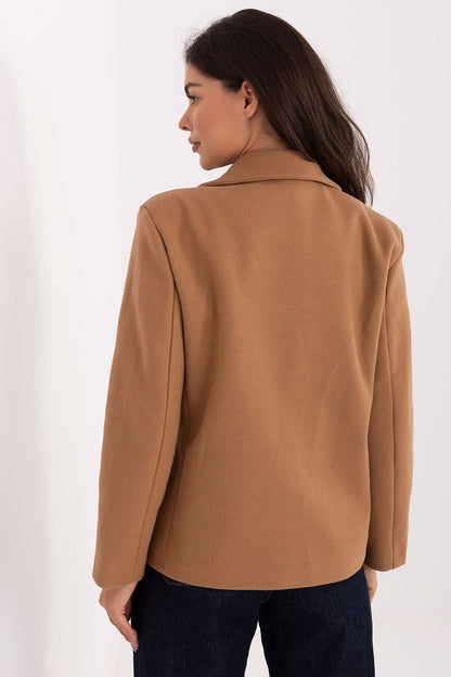 red long sleeve coat view 9
