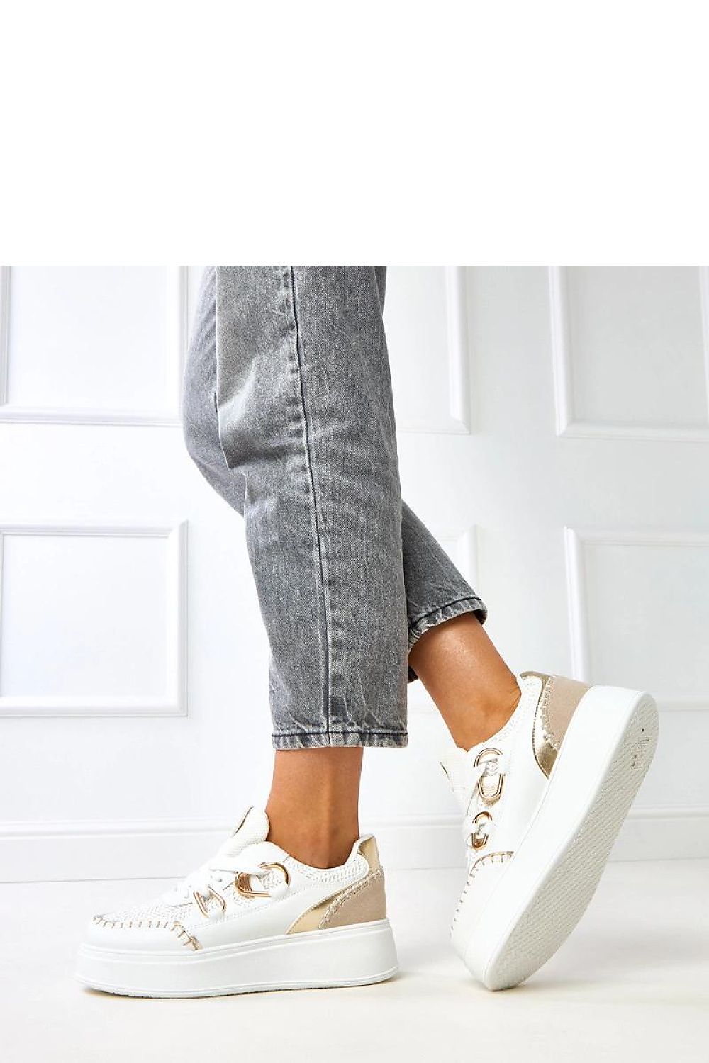 beige sport shoes view 7