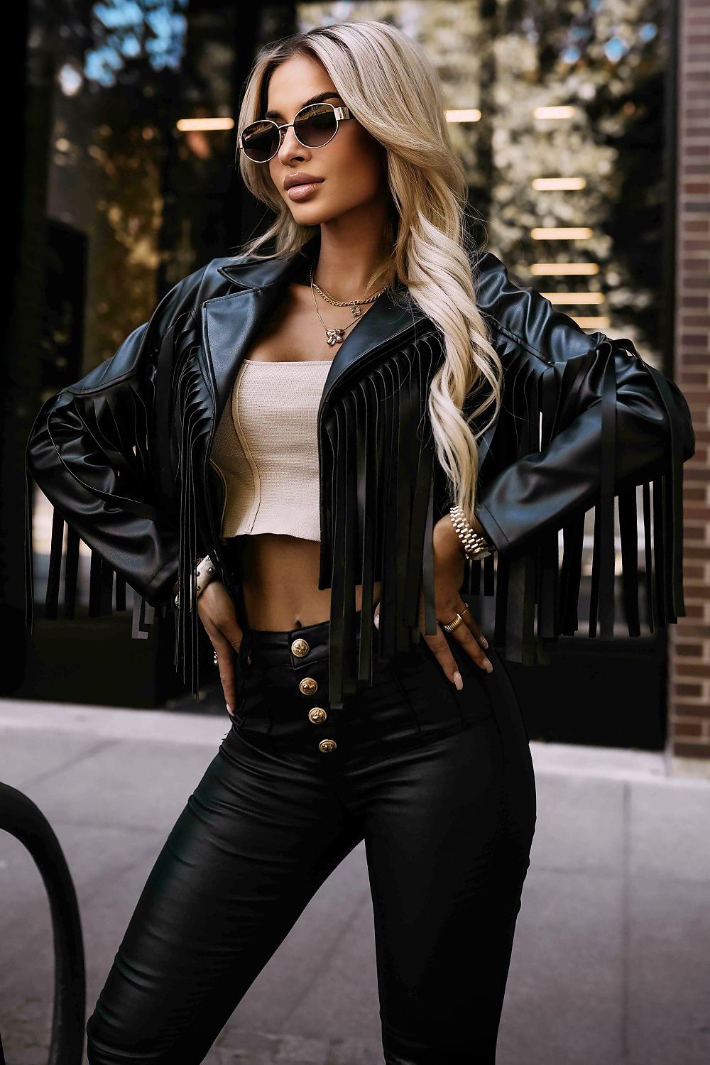 black mini jacket alternate angle