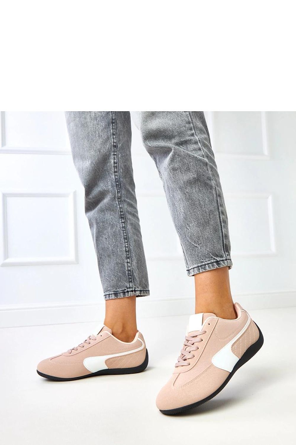 red lace sport shoes view 14