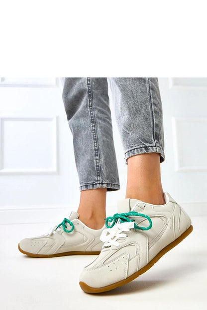 beige lace sport shoes view 8