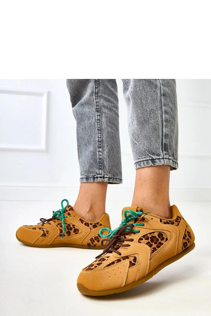 beige lace sport shoes view 12